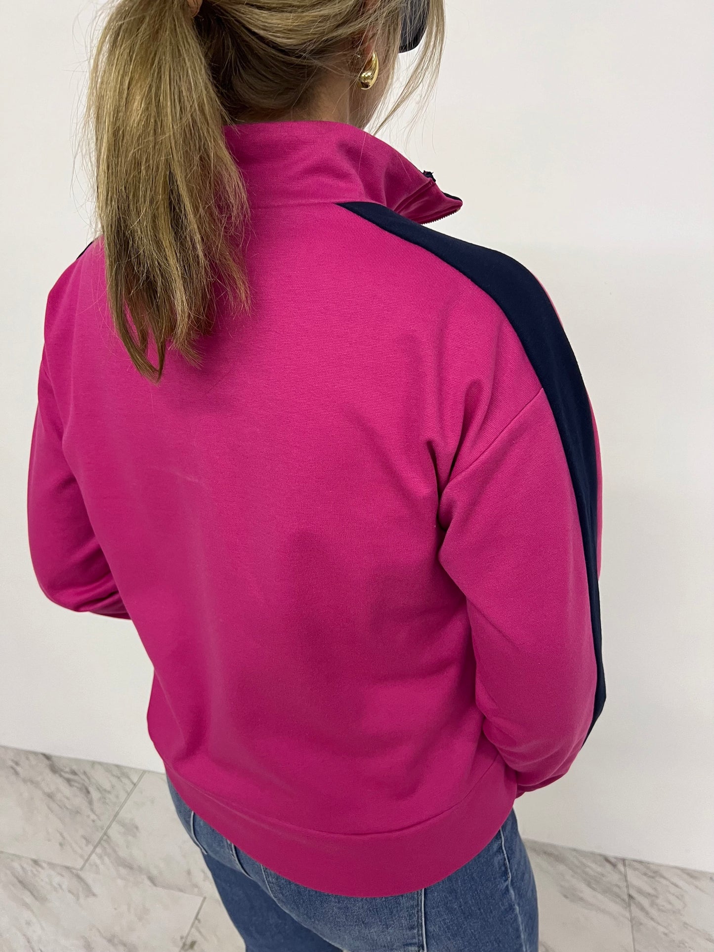 Lovely Weekend Pullover Top (magenta) - FINAL SALE
