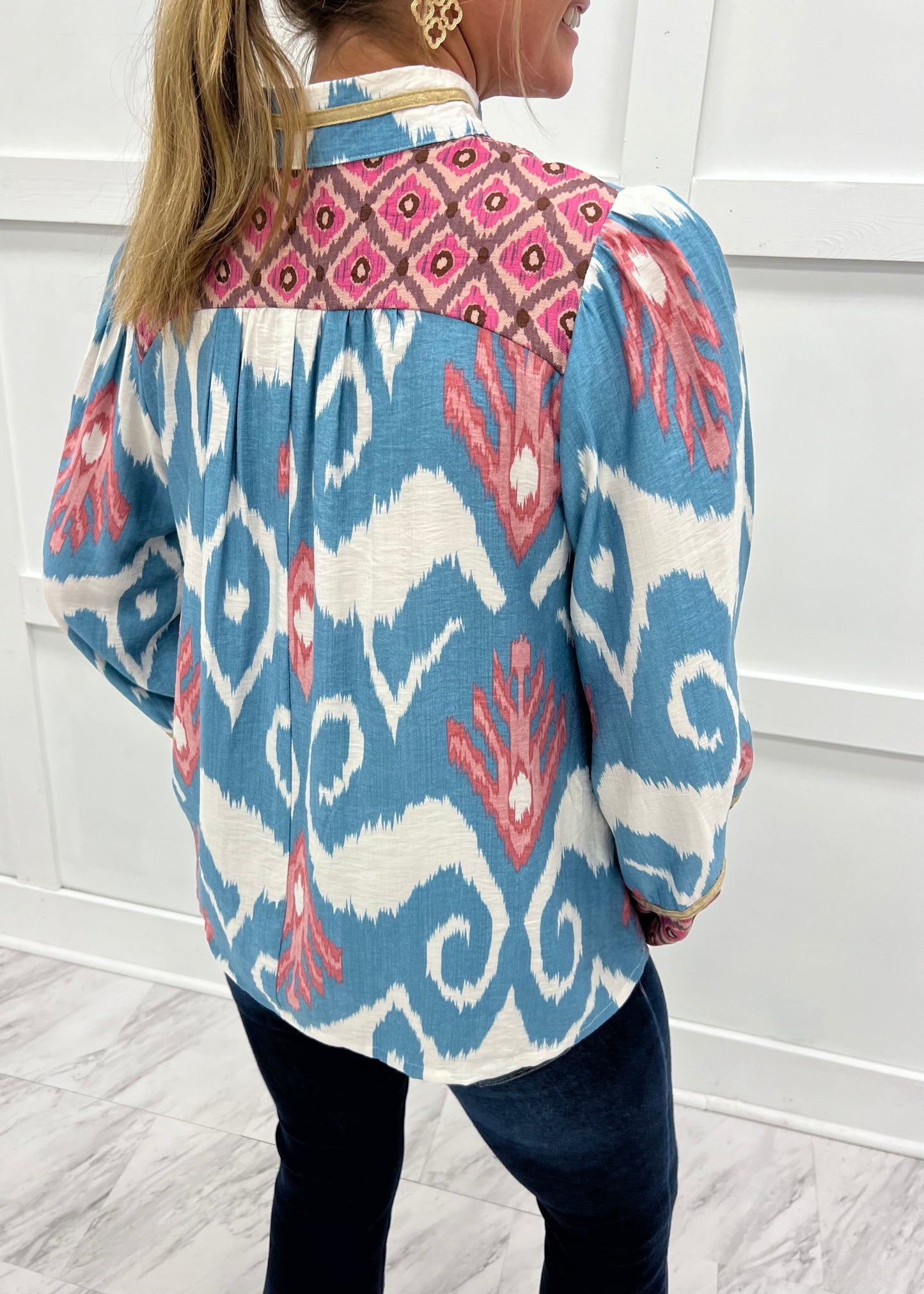 GiGi Mix Print Top