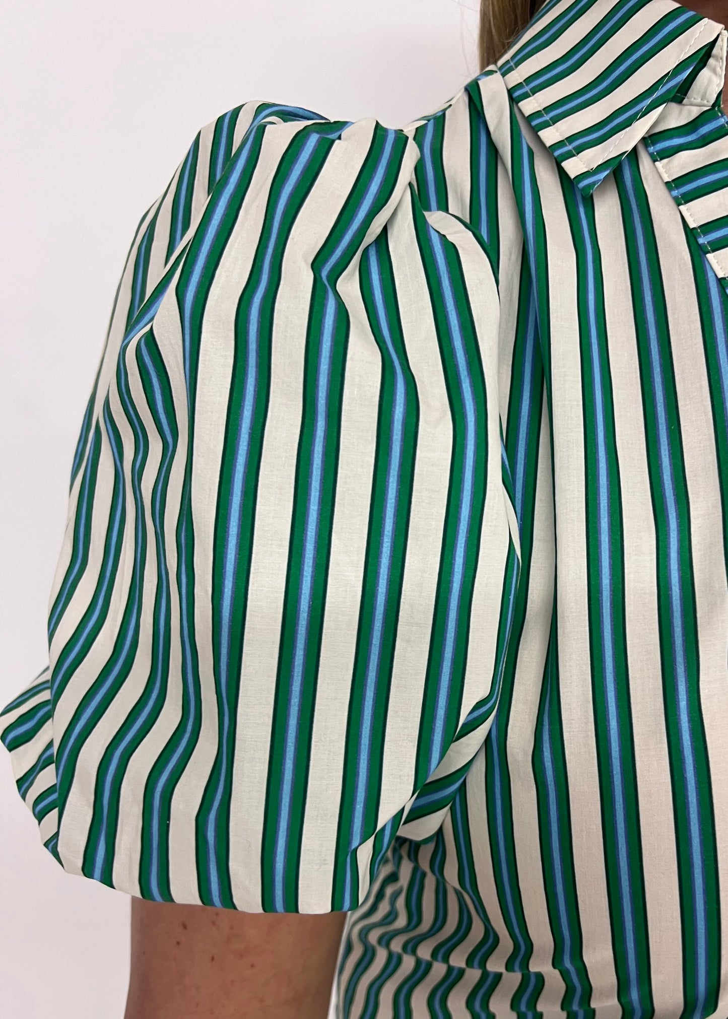 Luna Stripe V.Neck Top-FINAL SALE