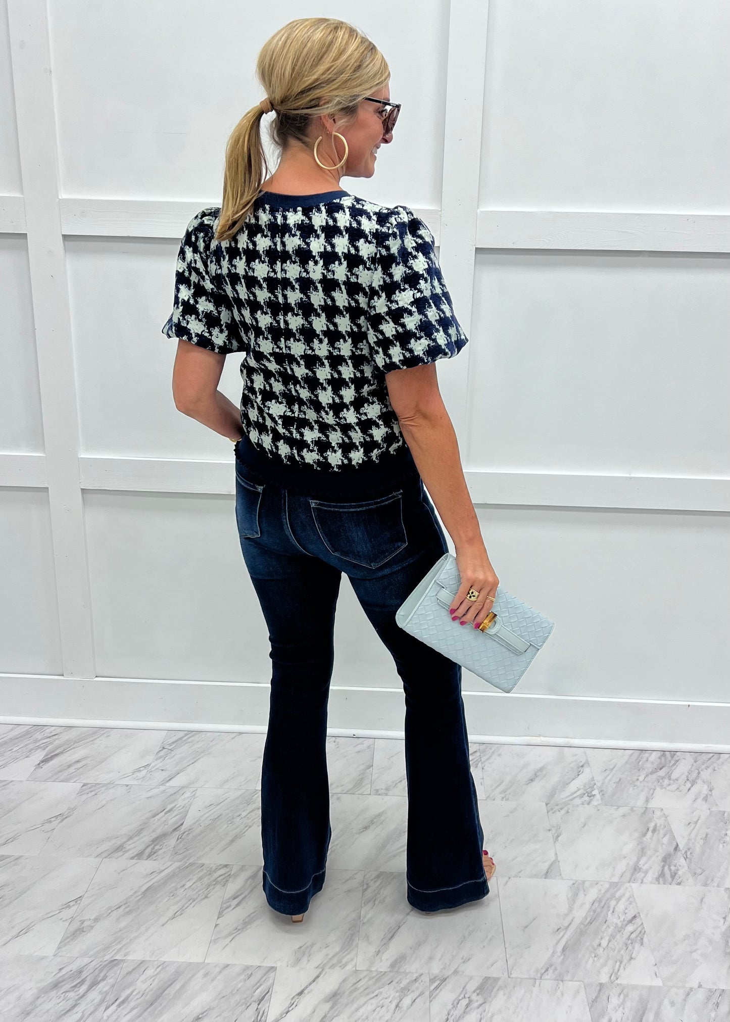 Highlands Houndstooth Top