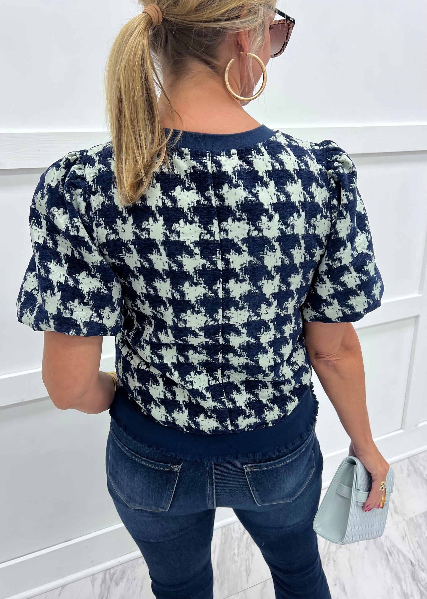 Highlands Houndstooth Top
