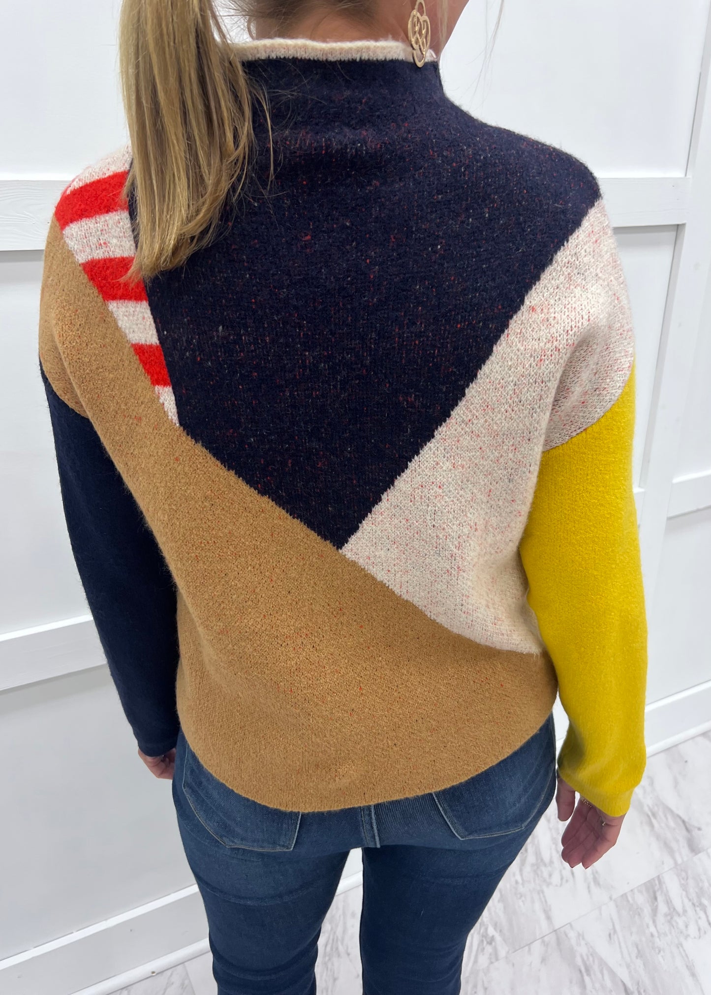 Maxine Mix Pattern Sweater