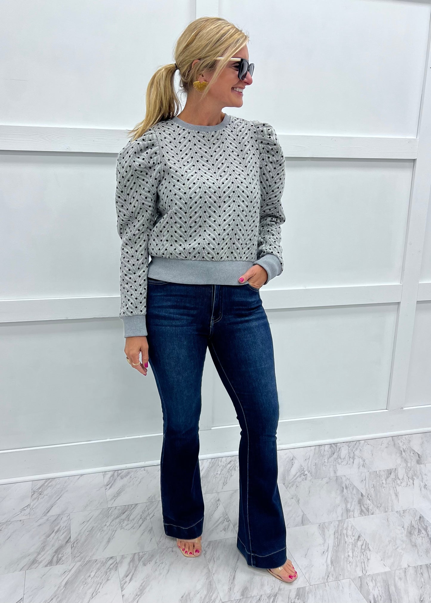 Dylan Dotted Top