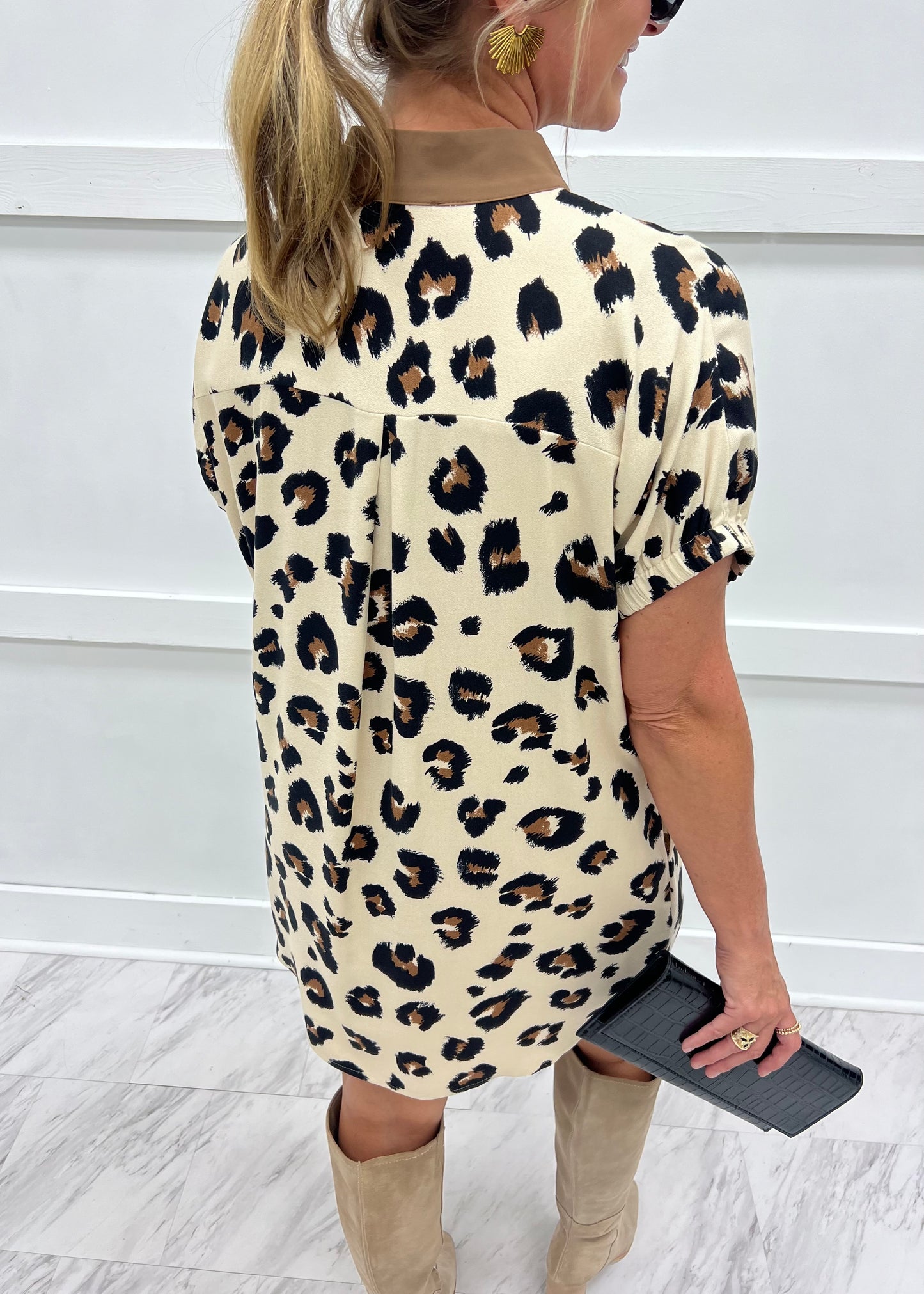 Wild Side Leopard Stripe Dress
