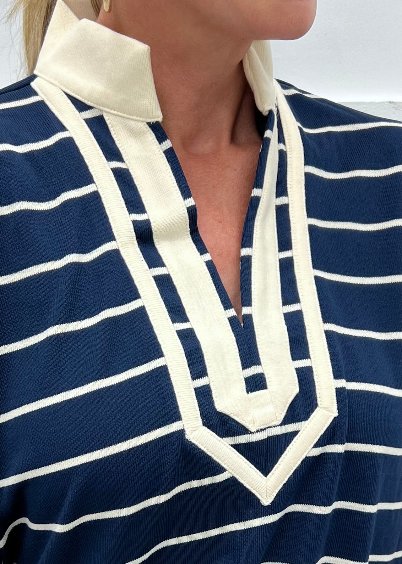 Midnight Lines Striped Top