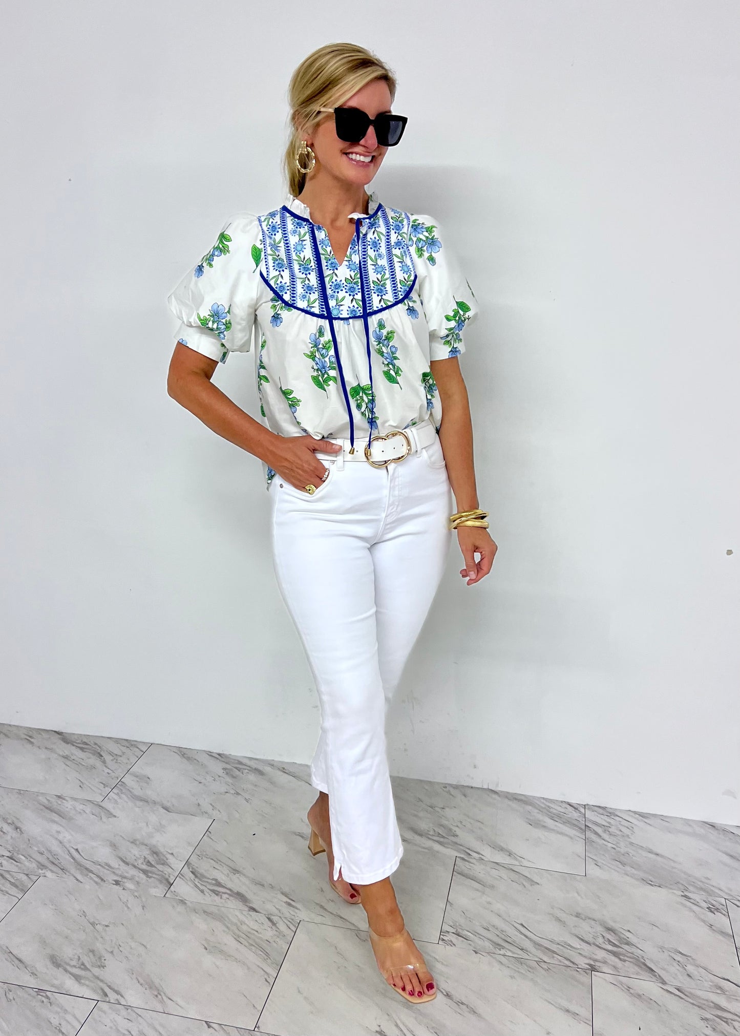 Finnley Flower Top-FINAL SALE
