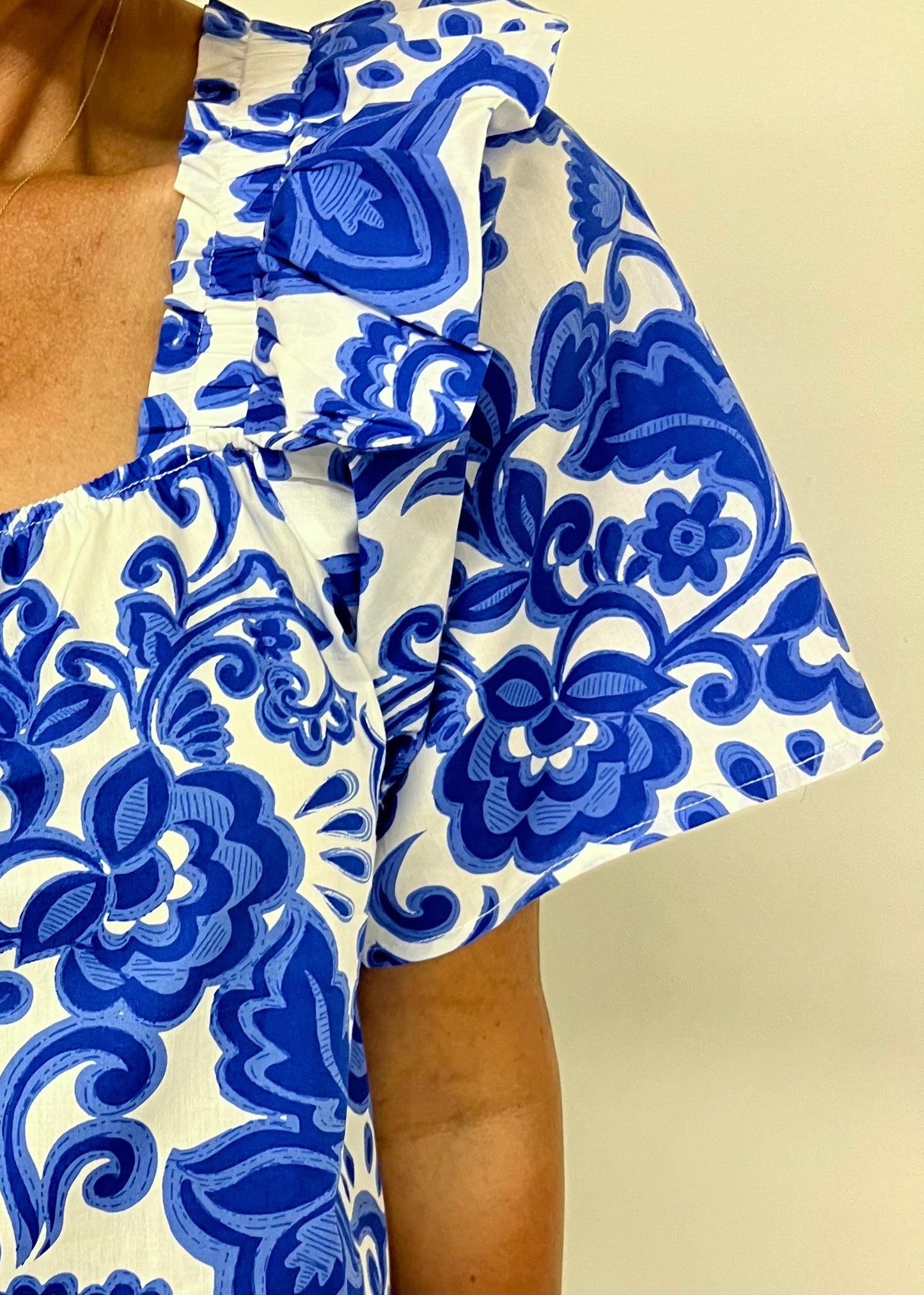 Paros Print Top
