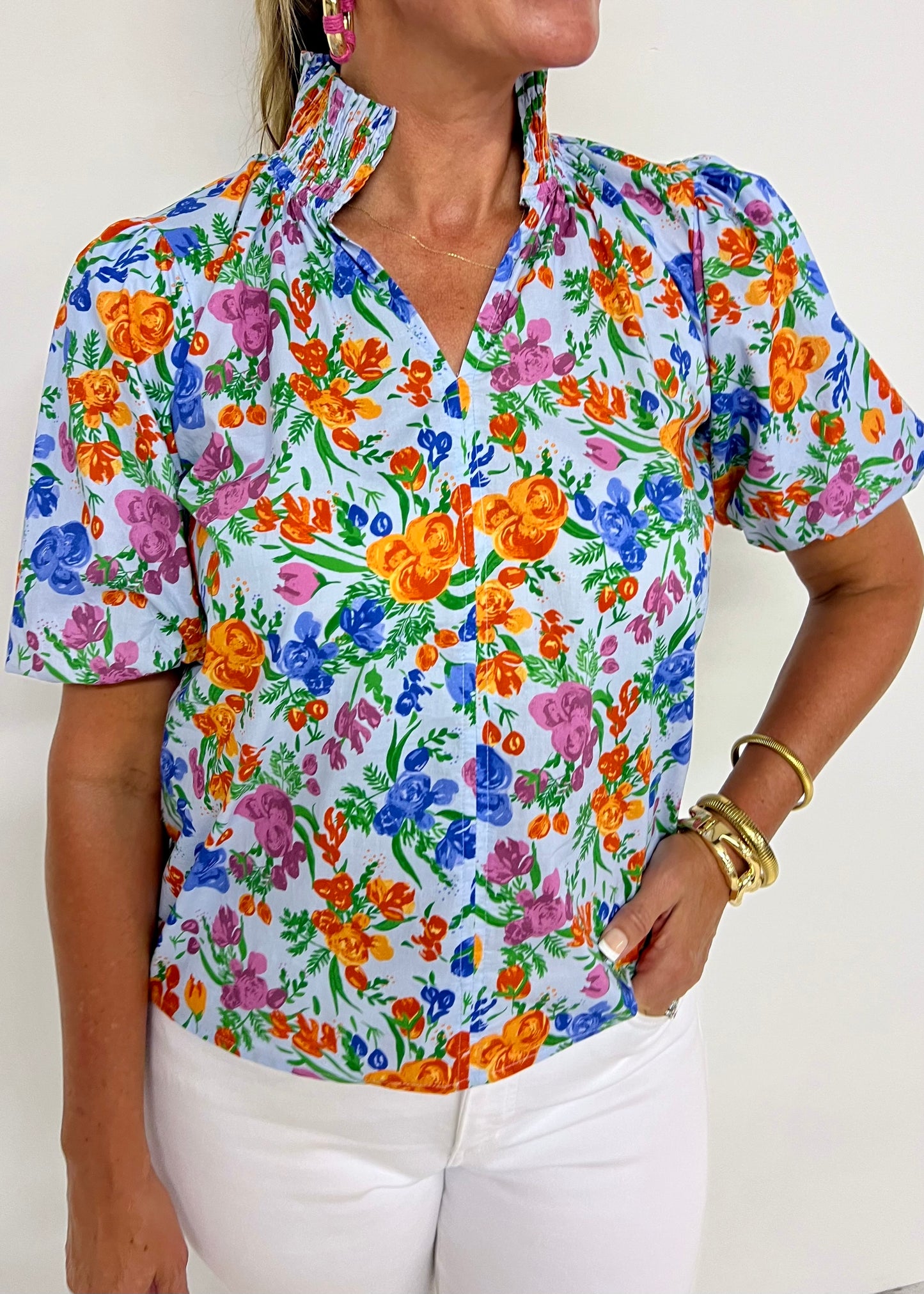 Florence Flower + Smock Top