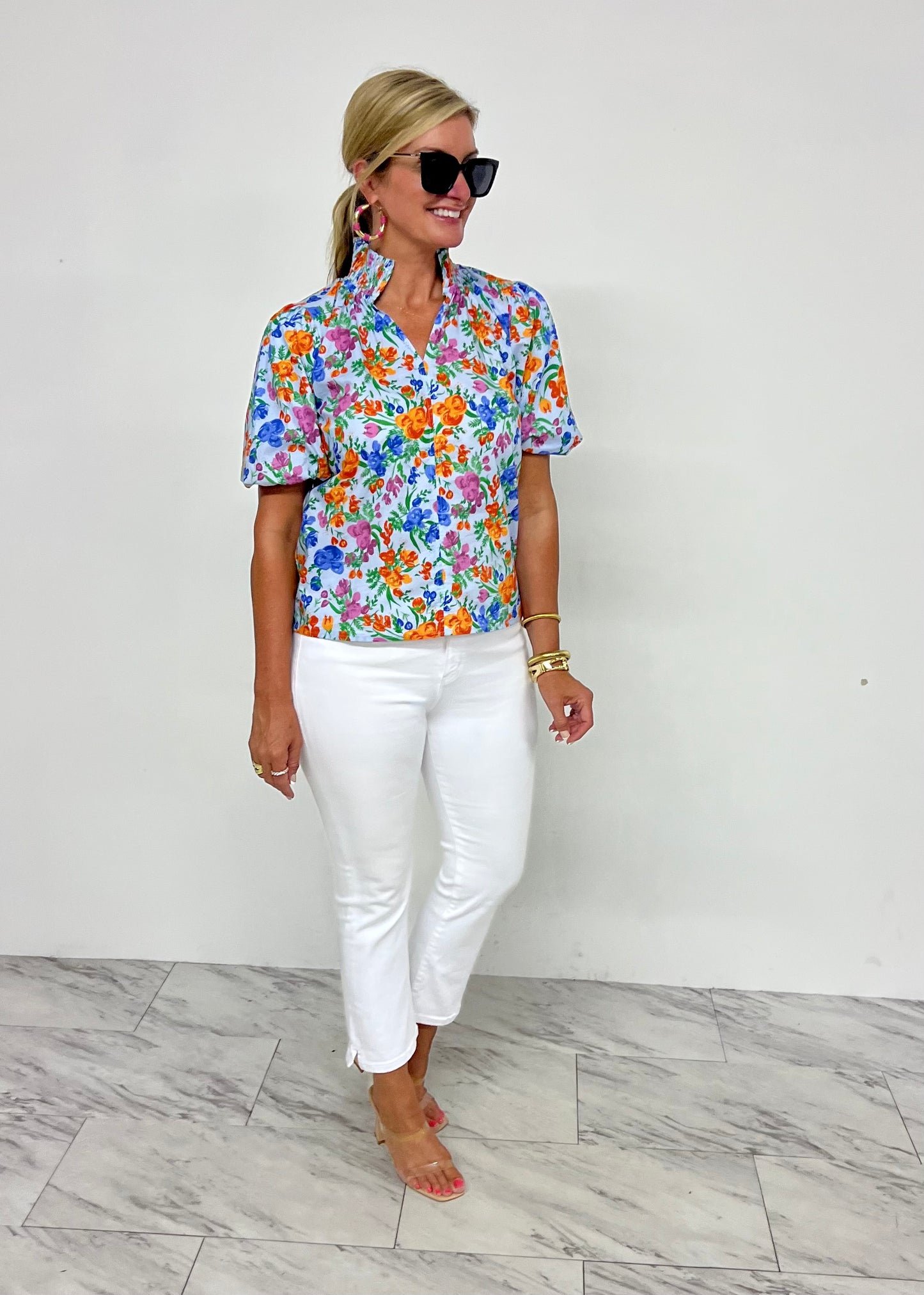 Florence Flower + Smock Top
