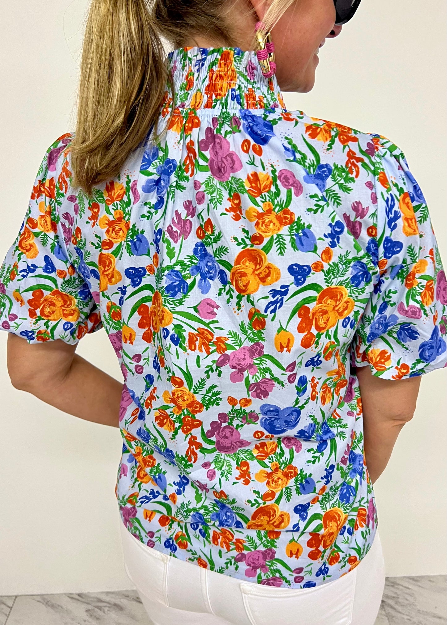 Florence Flower + Smock Top