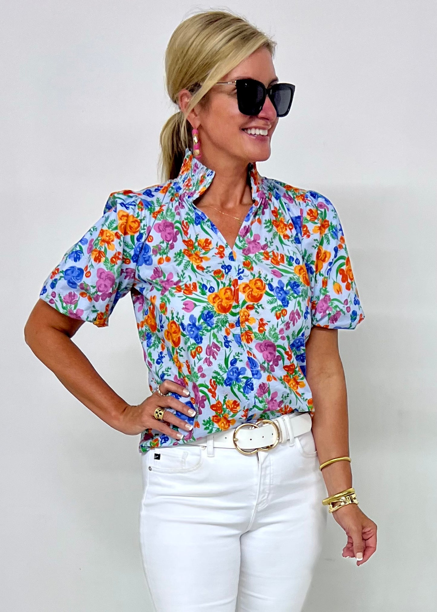 Florence Flower + Smock Top