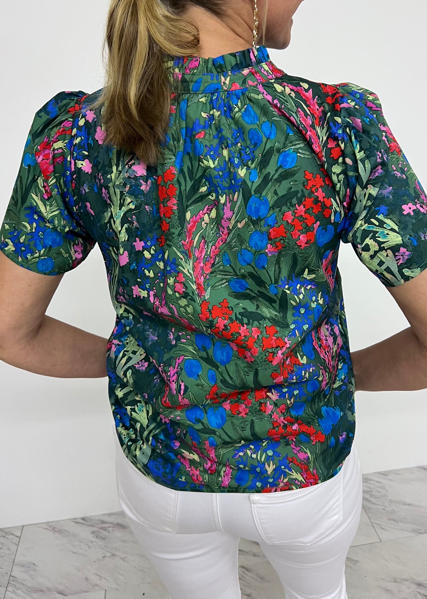 Phoenix Floral Top-FINAL SALE