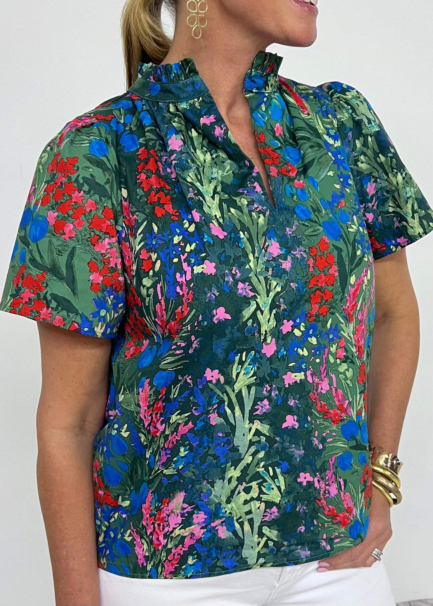 Phoenix Floral Top-FINAL SALE