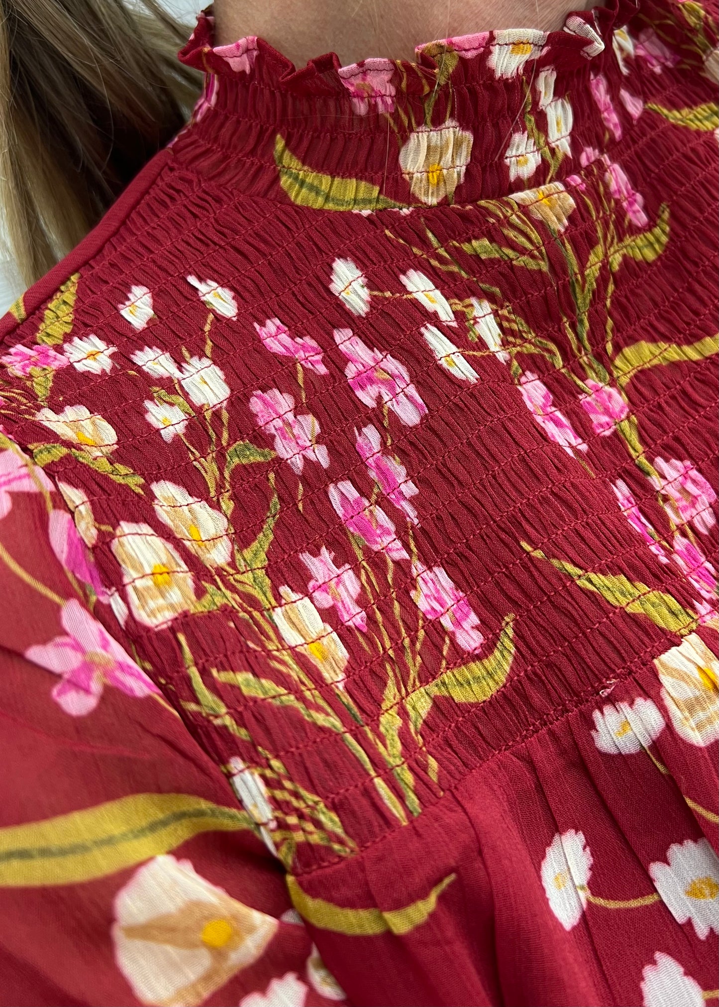 Wine & Wildflower Top