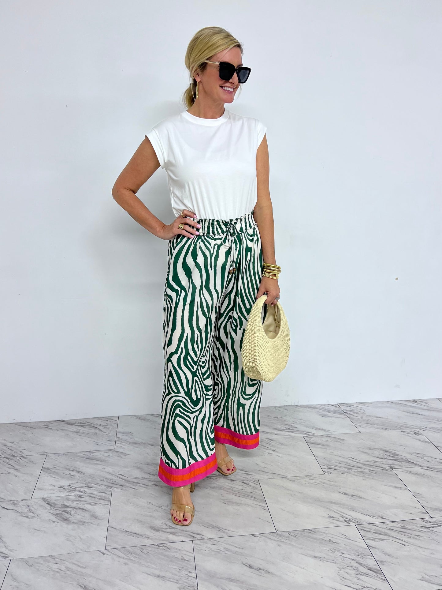 Zahara Zebra Print Pants-FINAL SALE