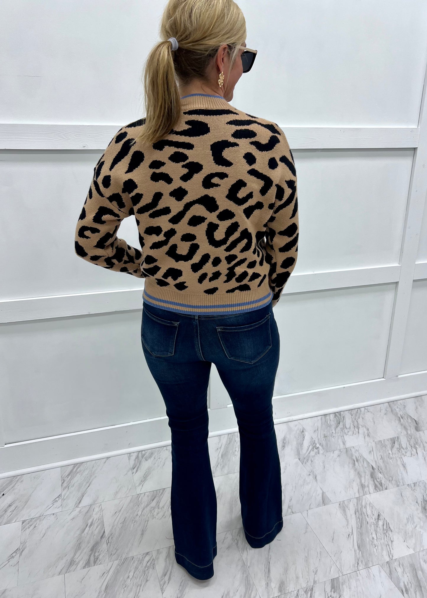 Wild Hope Leopard Sweater-FINAL SALE