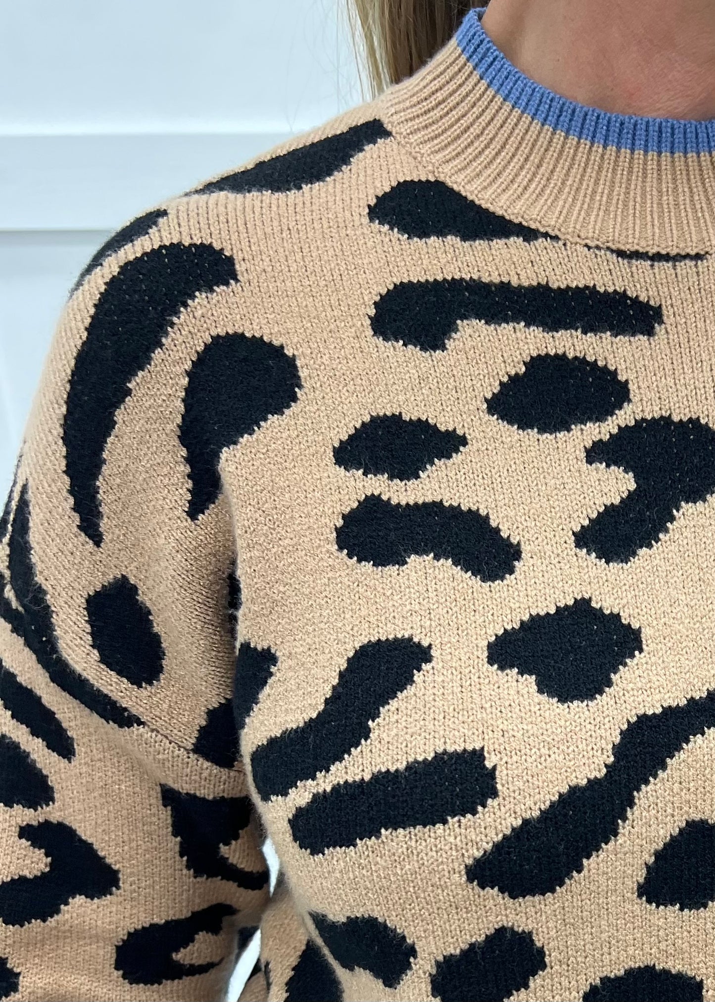 Wild Hope Leopard Sweater-FINAL SALE