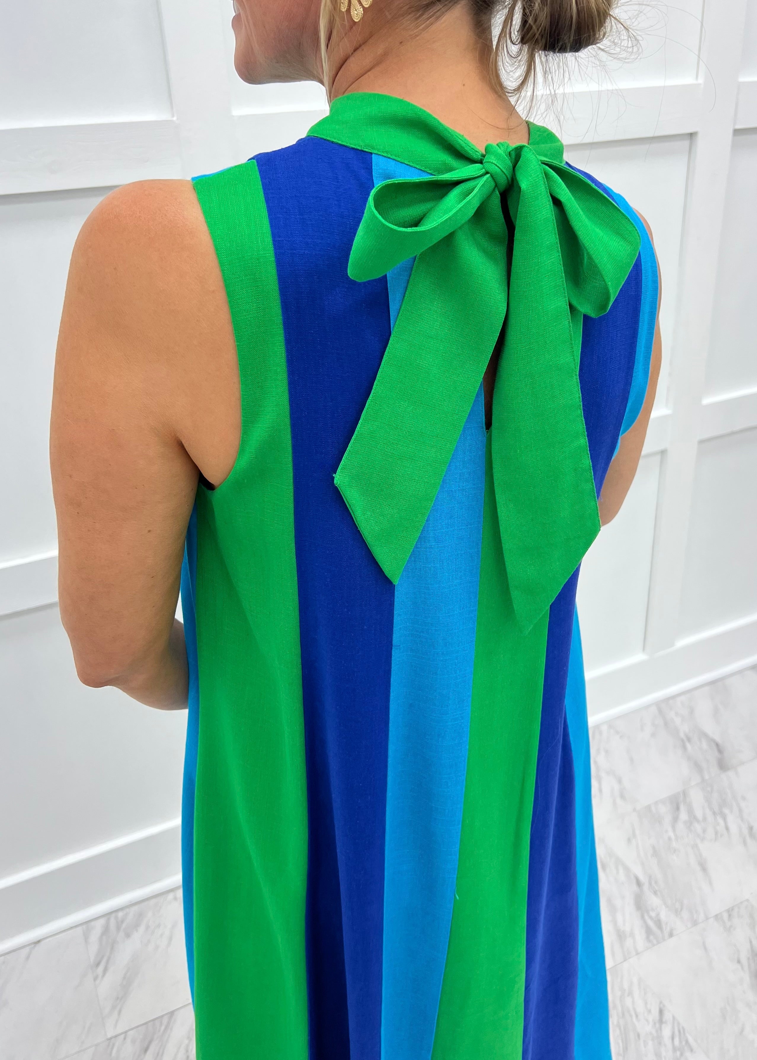 Rosemary Stripe Dress – shop chartreuse