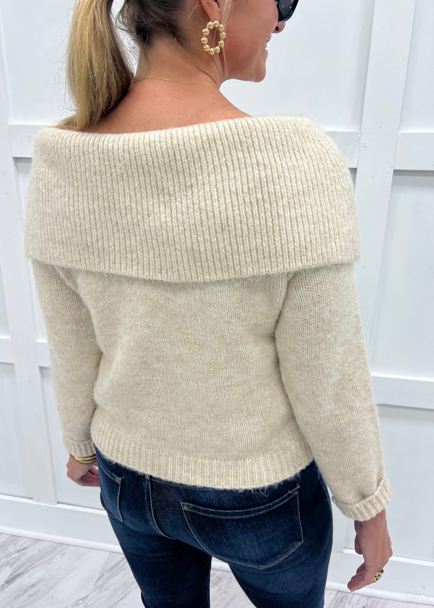 Ellis Off The Shoulder Sweater