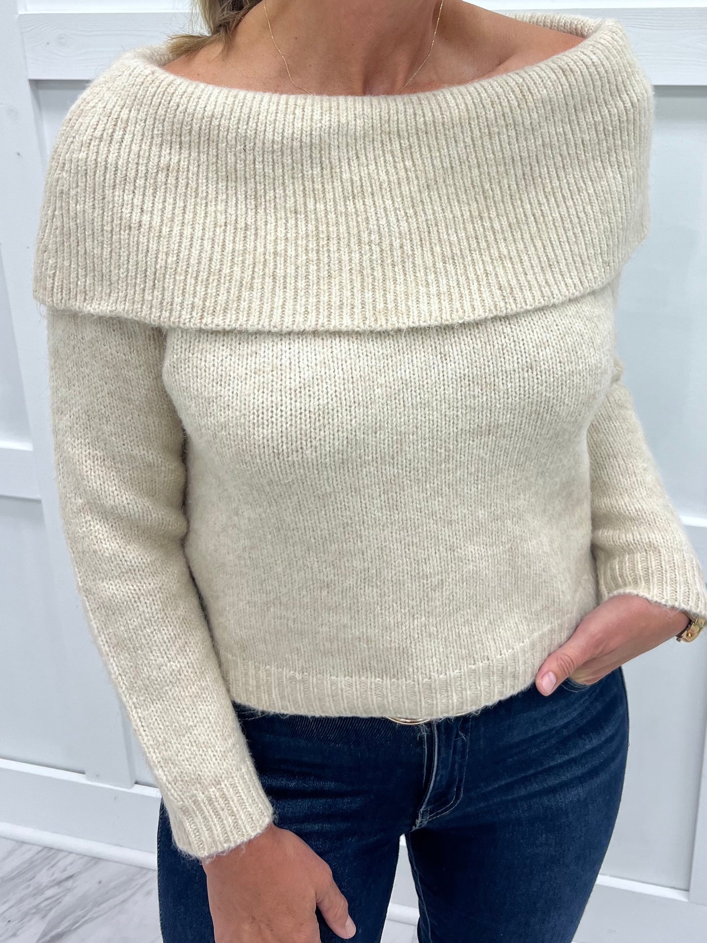 Ellis Off The Shoulder Sweater