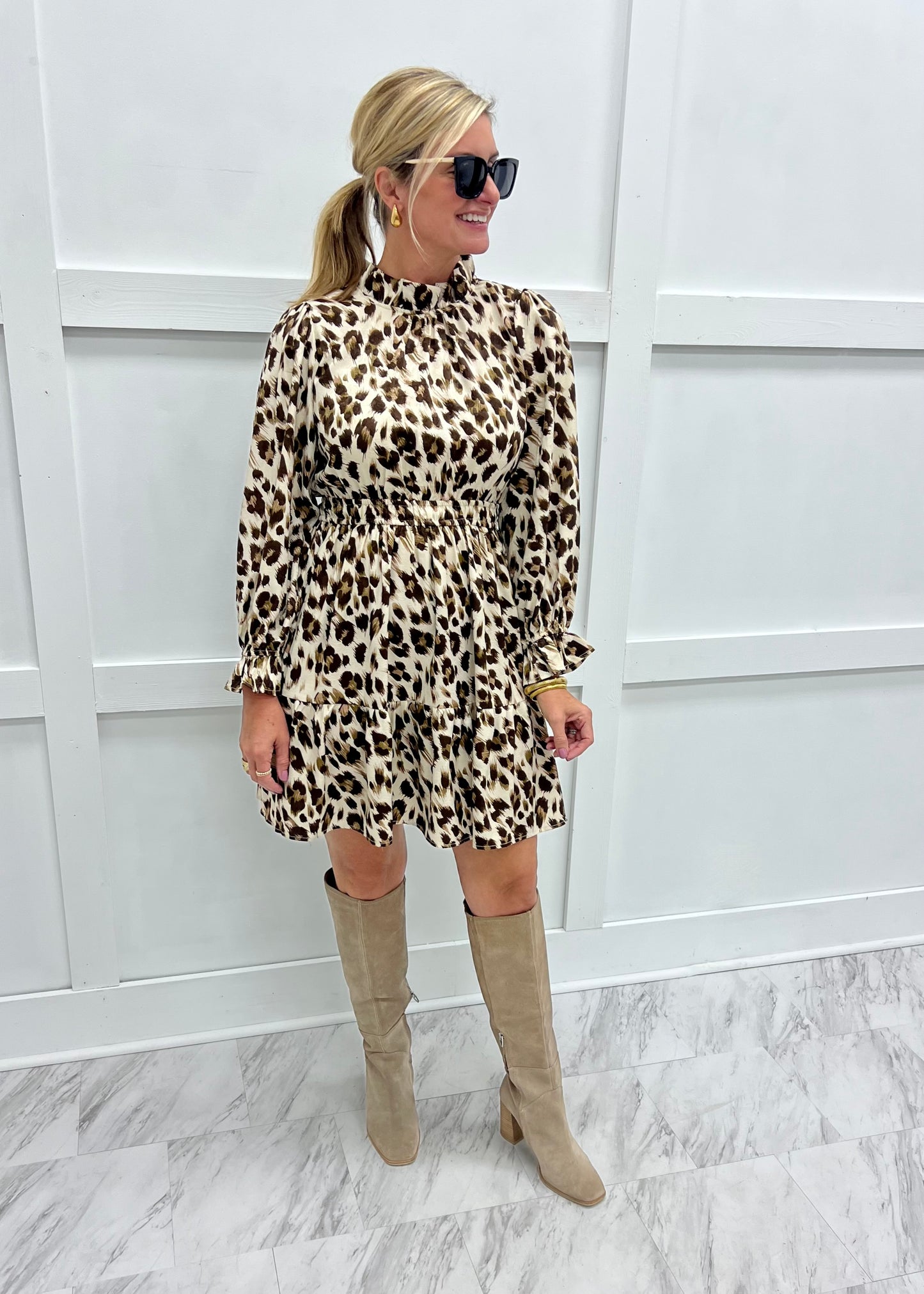 Lola Leopard Dress