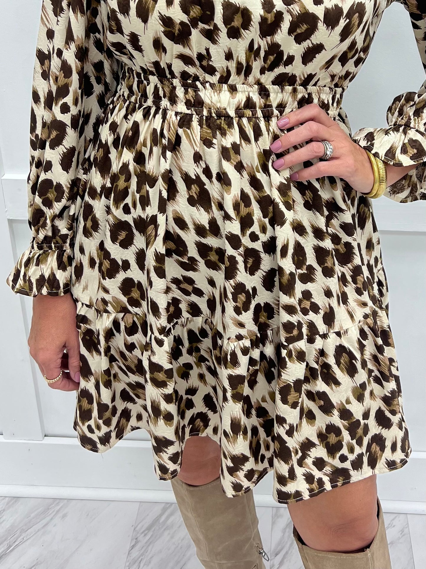 Lola Leopard Dress