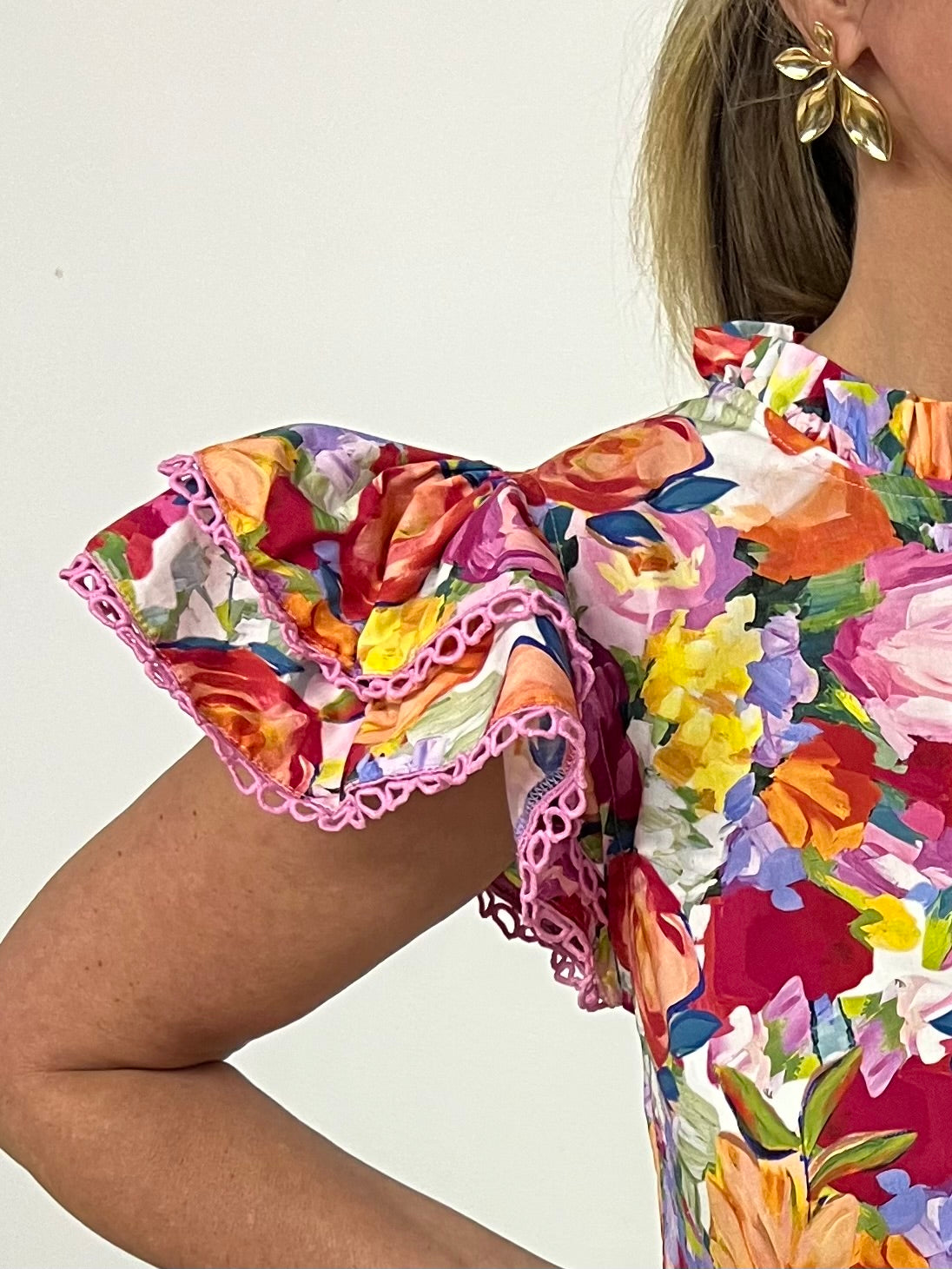 Trina Floral Print Top-FINAL SALE