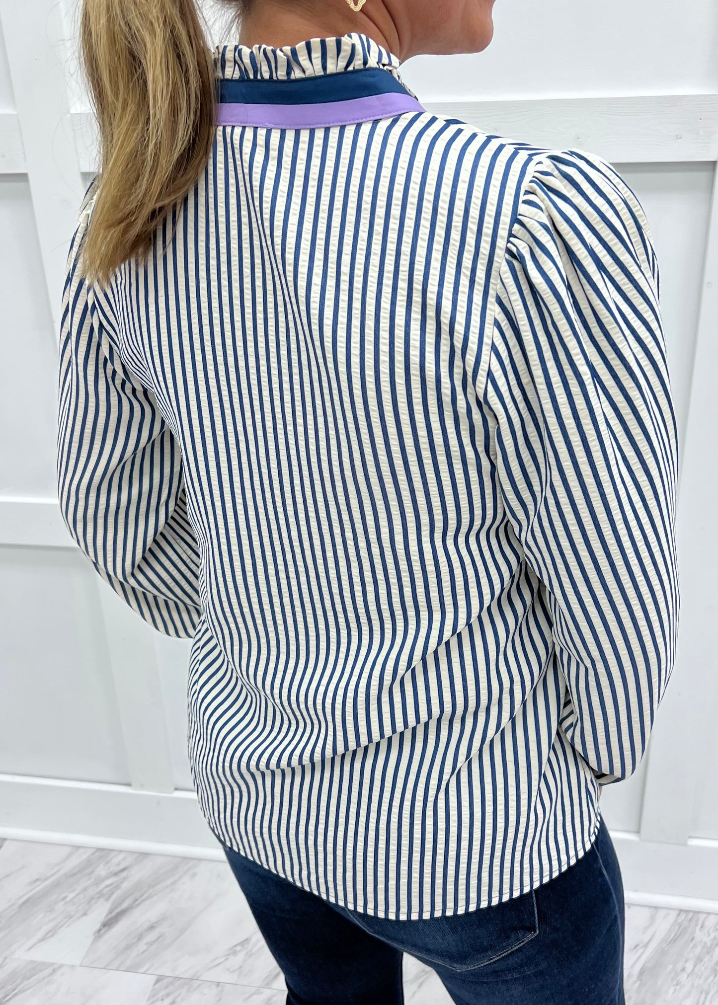 Sawyer Stripe V.Neck Top