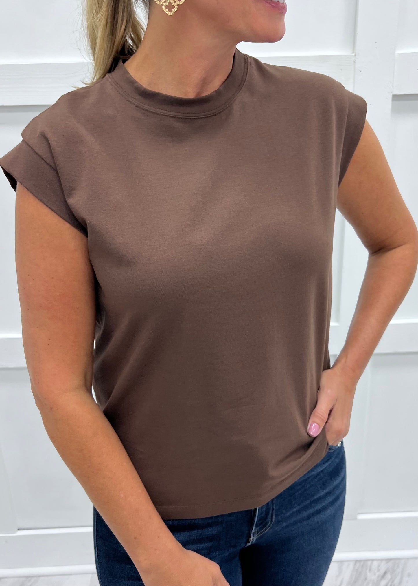 Kayden Solid Top (Brown)