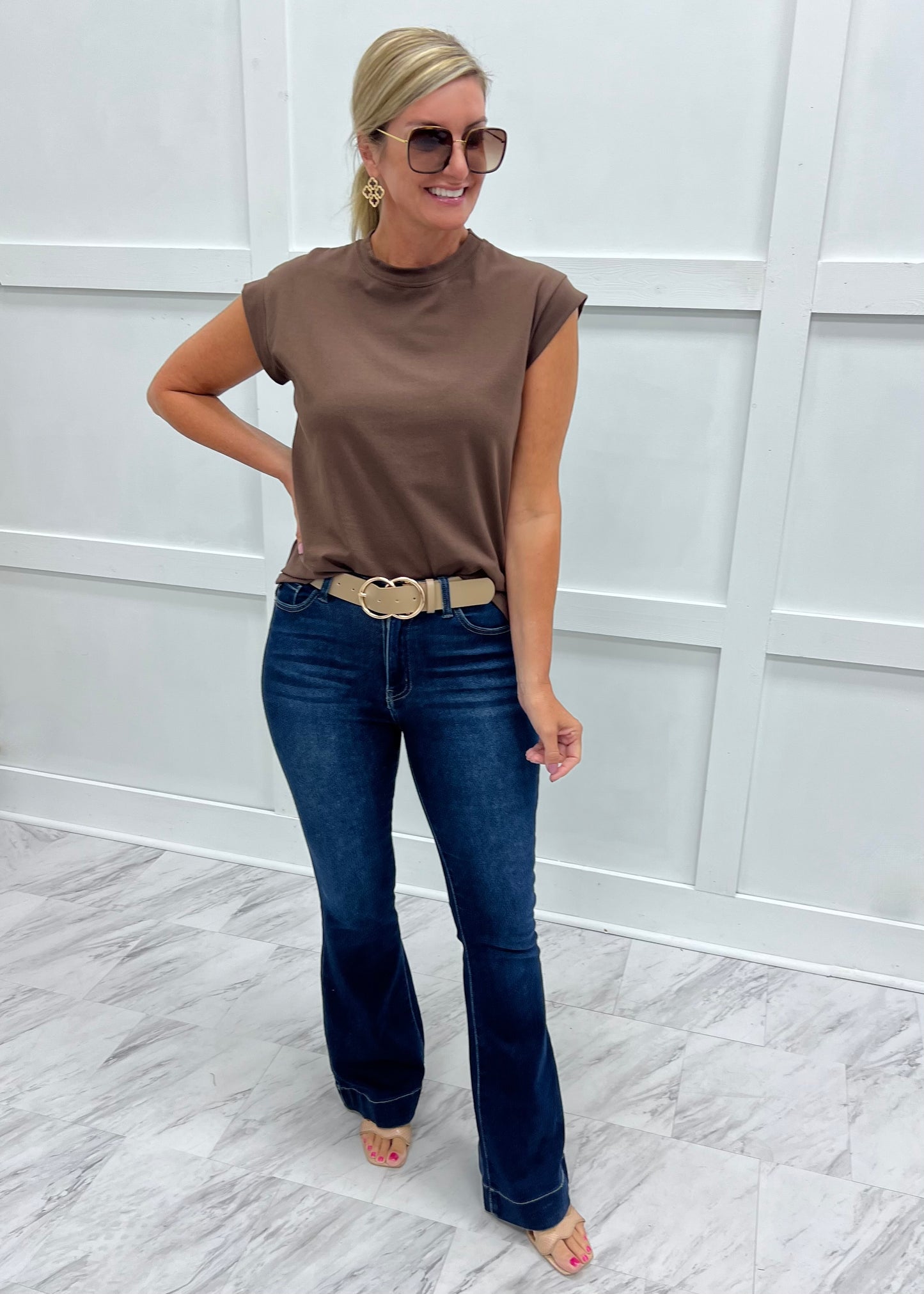 Kayden Solid Top (Brown)