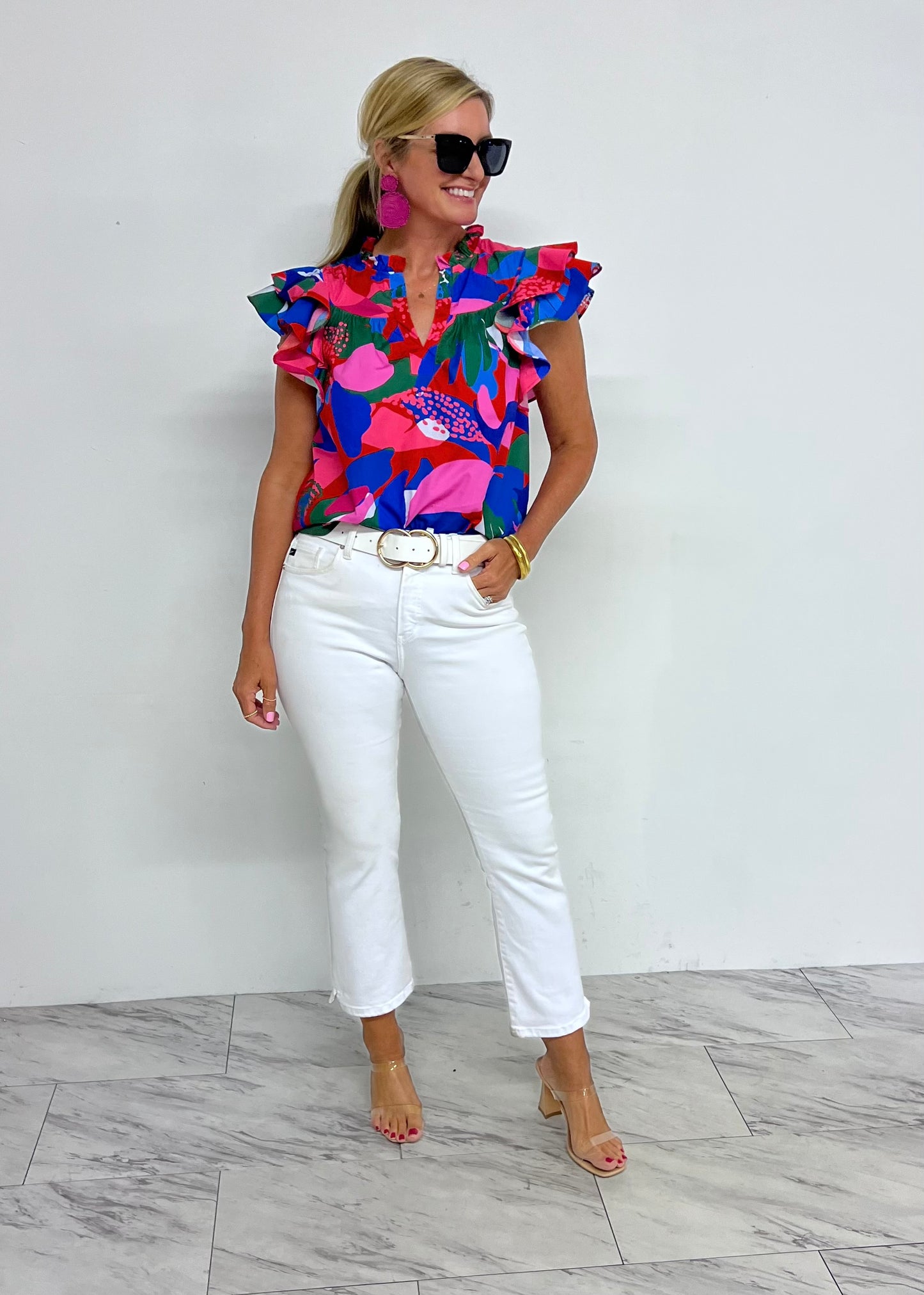 Worth Print Top-FINAL SALE