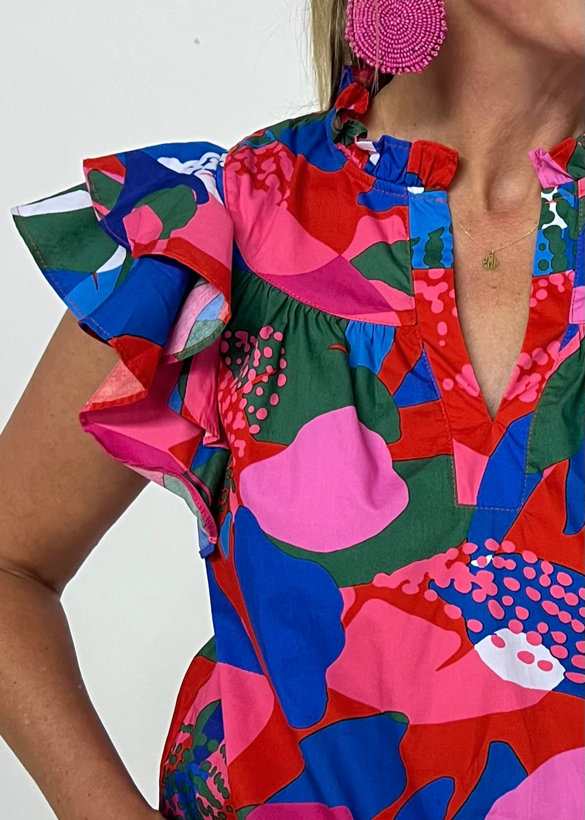 Worth Print Top-FINAL SALE