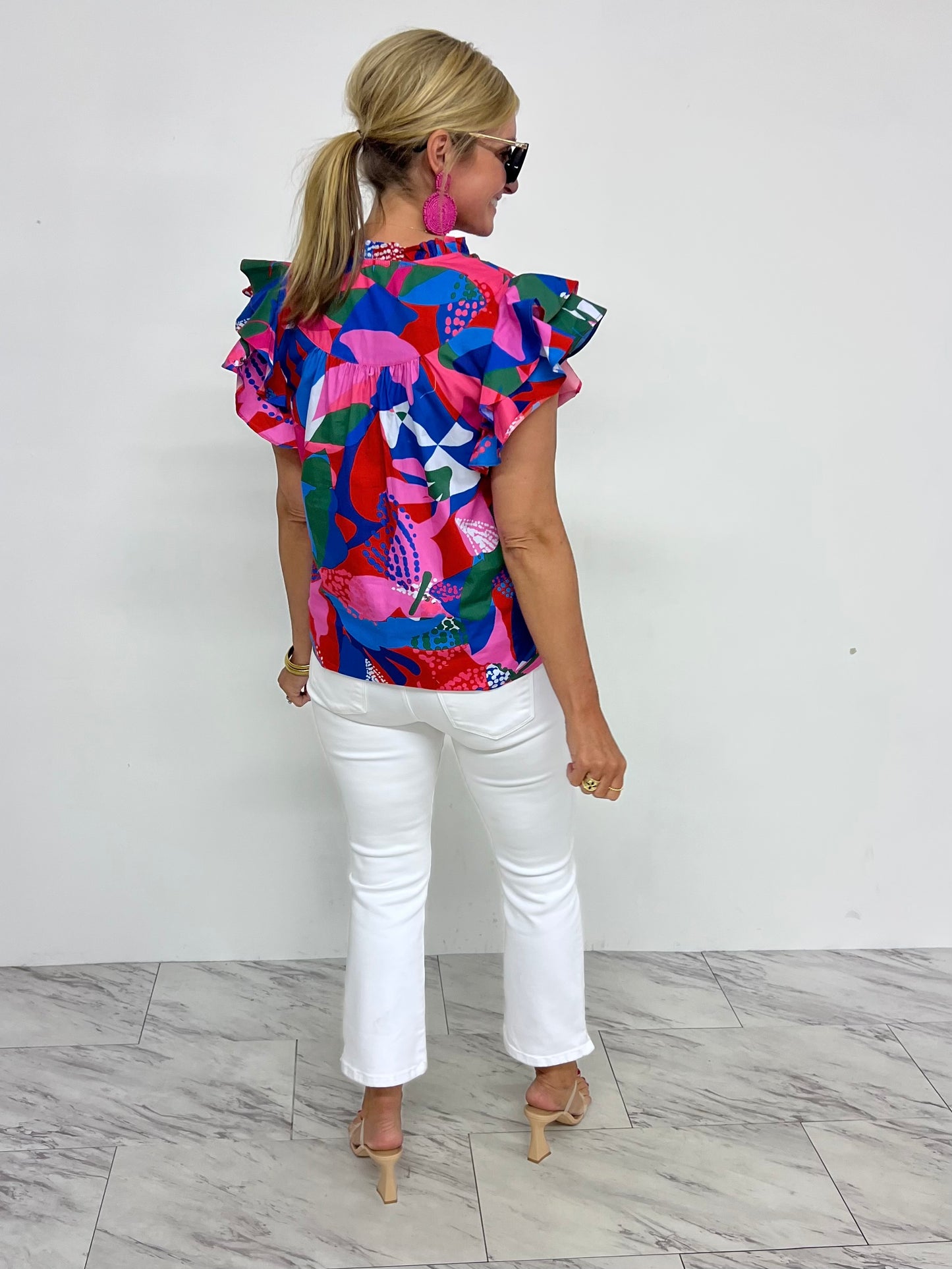 Worth Print Top-FINAL SALE