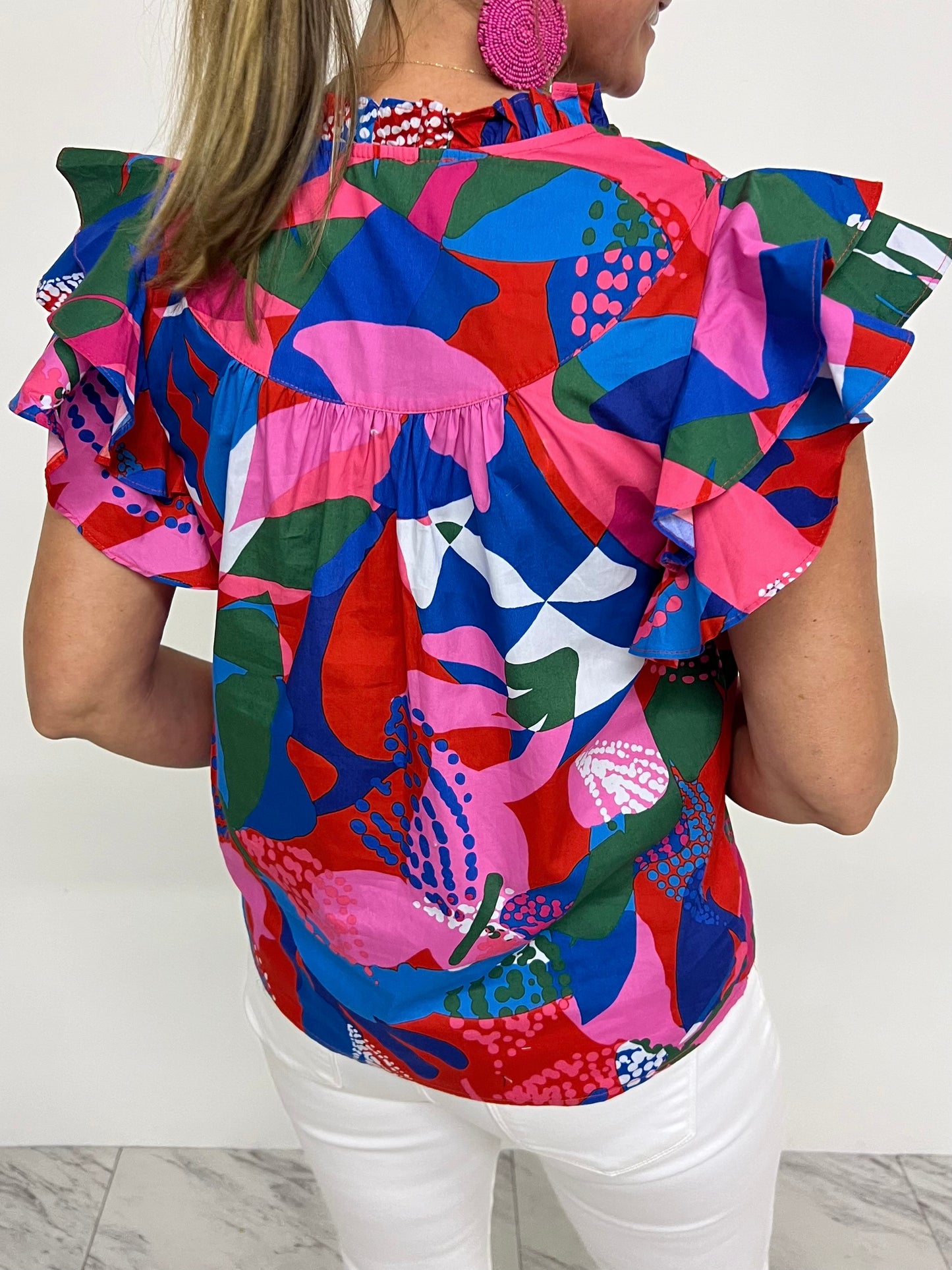 Worth Print Top-FINAL SALE