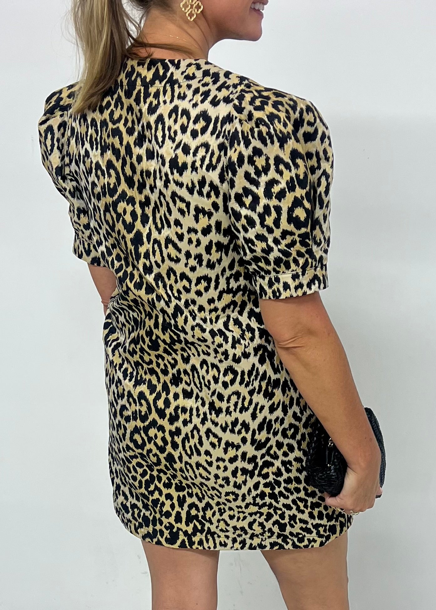Tierney Taupe Leopard Dress-FINAL SALE