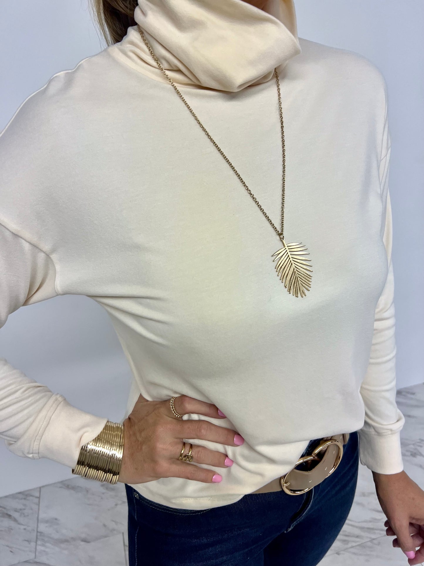 Tylerr Turtleneck Top - FINAL SALE