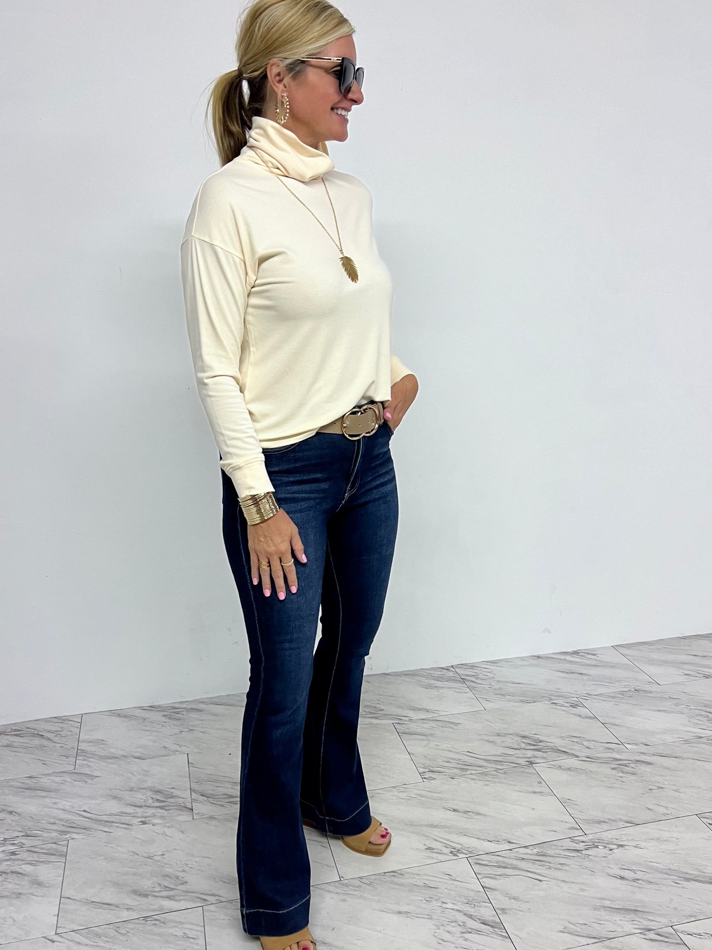 Tylerr Turtleneck Top - FINAL SALE
