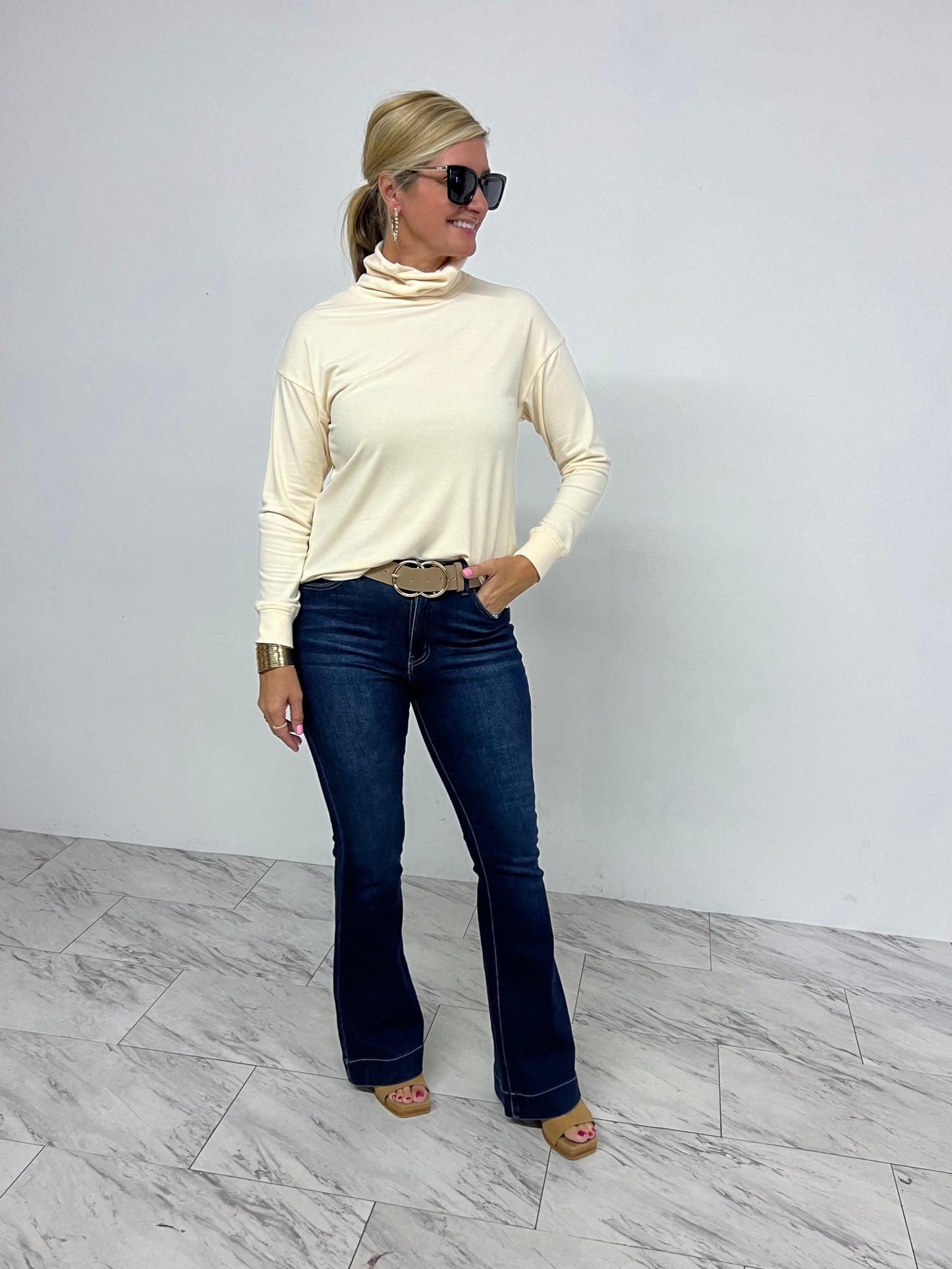 Tylerr Turtleneck Top - FINAL SALE