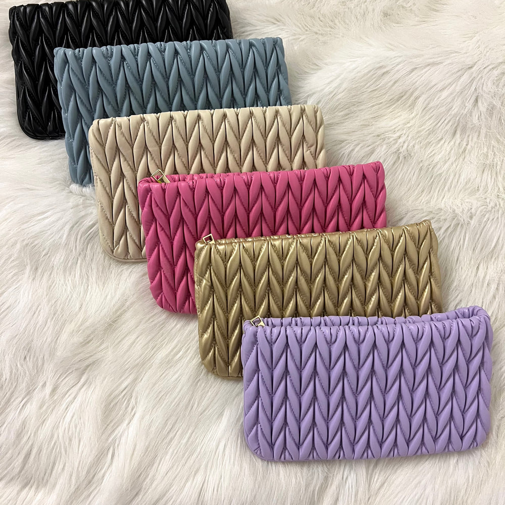 Kristen Textured Clutch - FINAL SALE