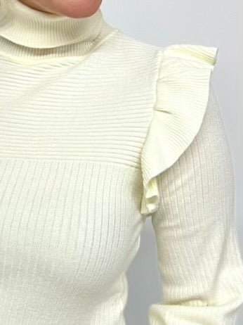 
                      
                        Tinsley Ruffle Turtle Neck (Ivory)
                      
                    