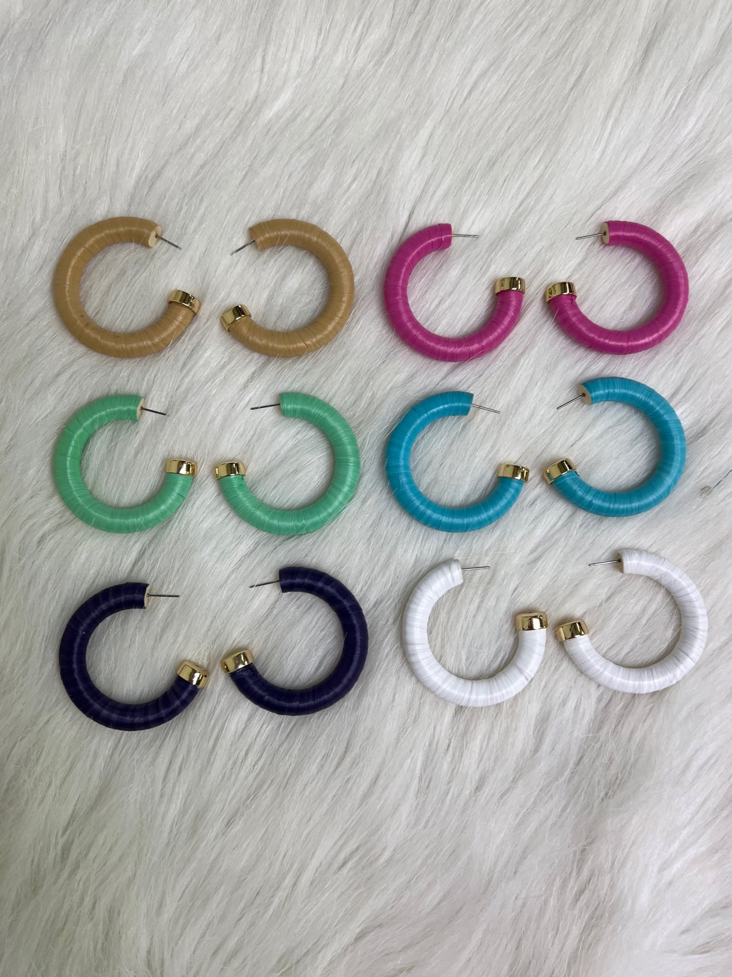 Adora Wrapped Hoop Earrings - FINAL SALE