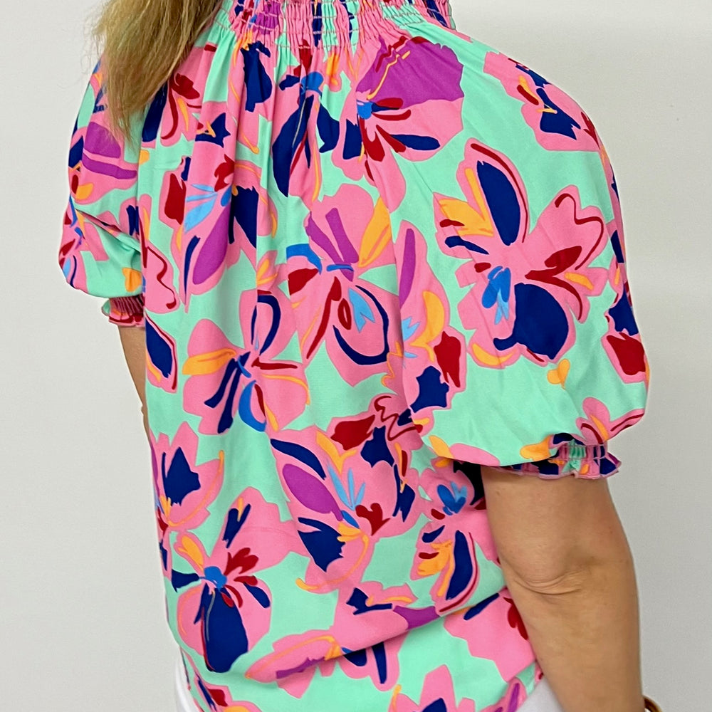 
                      
                        Jada Print V.Neck Top - FINAL SALE
                      
                    