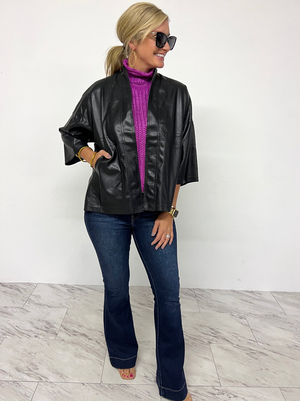 Nashville Night Leather Jacket (Black) - FINAL SALE