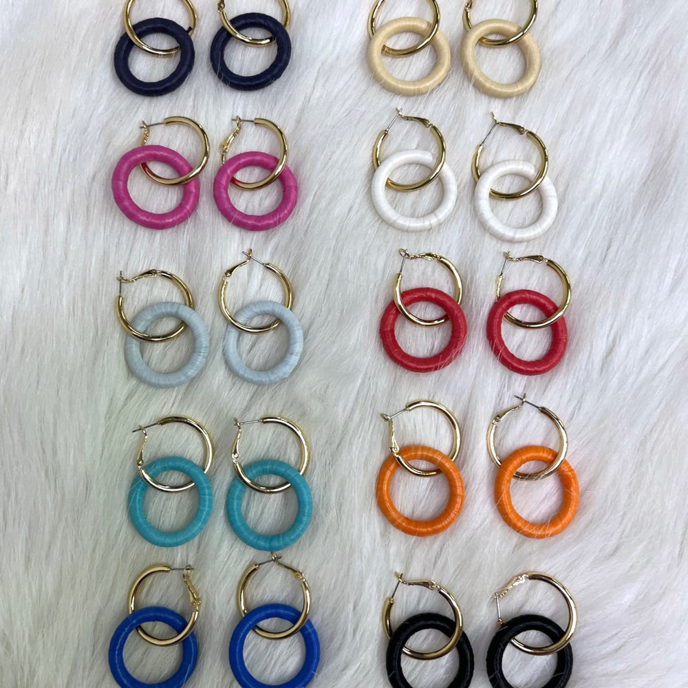 Lalli Double Circle Earrings - FINAL SALE