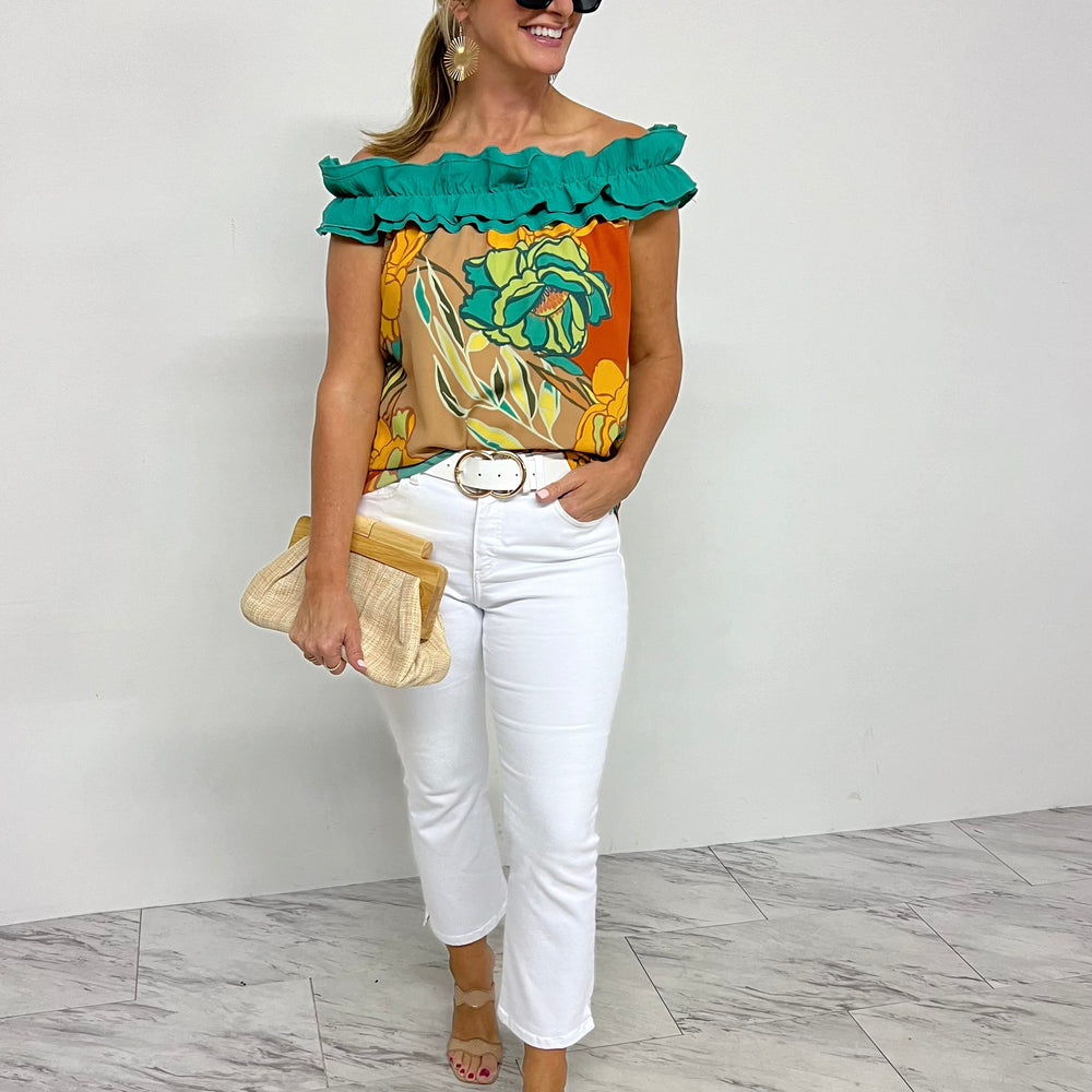 
                      
                        Georgie Double Ruffle Top-FINAL SALE
                      
                    