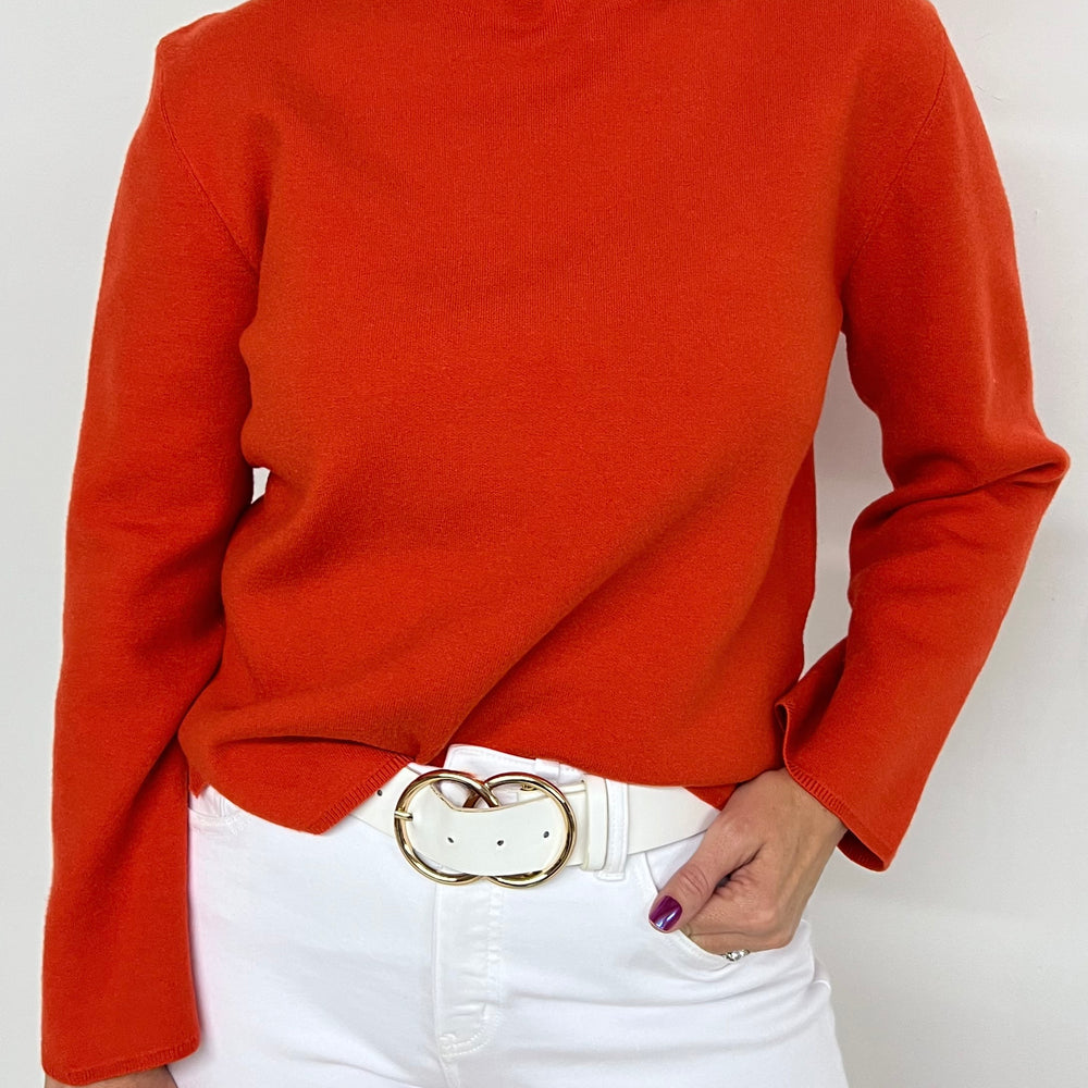 
                  
                    Elizabeth Mock Neck Sweater Top
                  
                