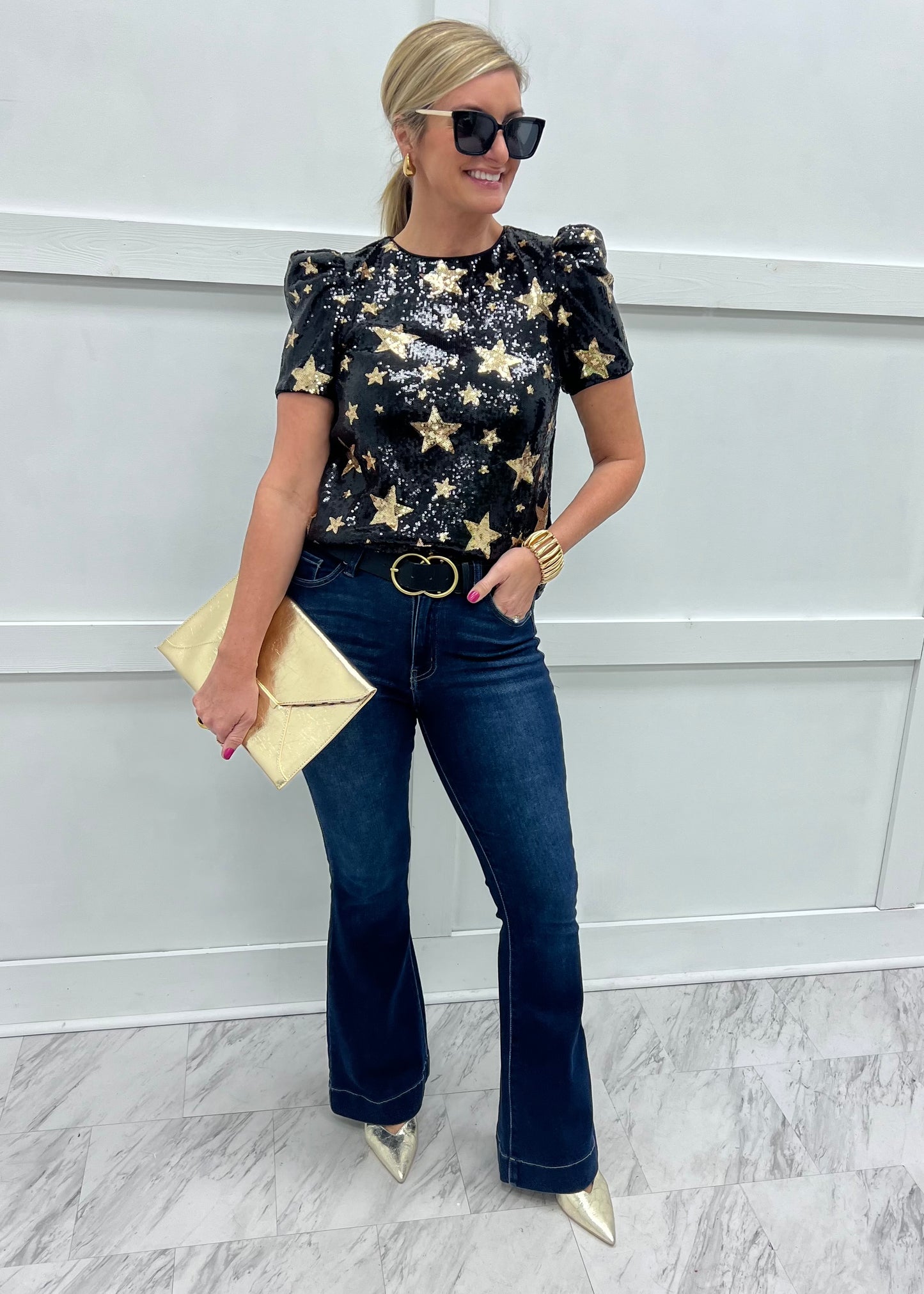 Wish Upon A Star Sequin Top