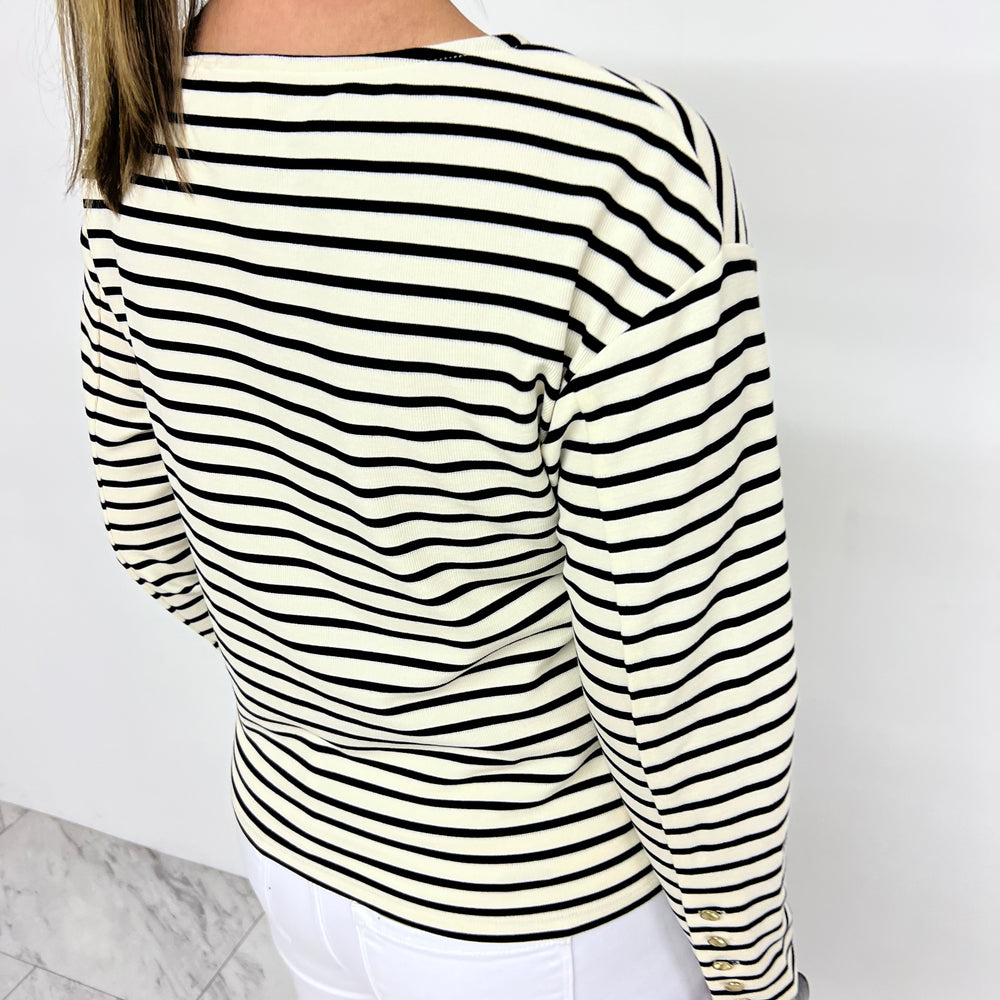 
                  
                    Saylor Boatneck + Button Top-FINAL SALE
                  
                