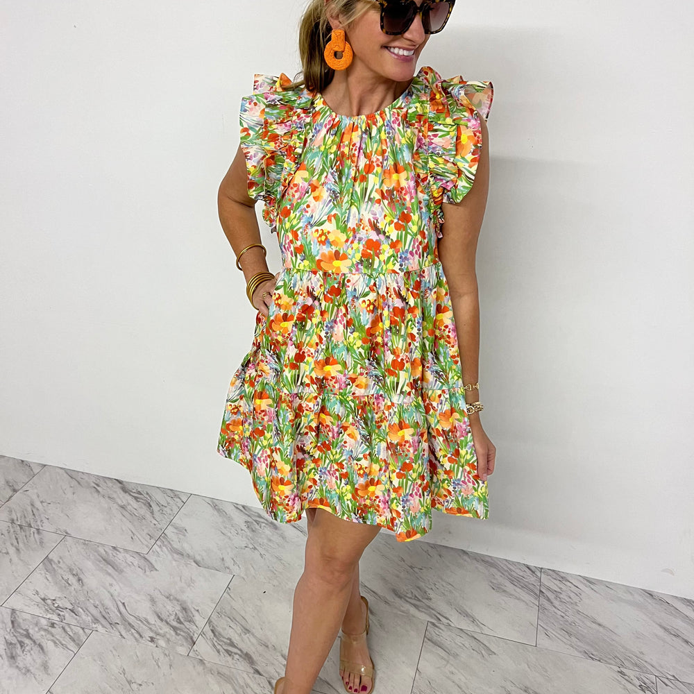 
                      
                        Garden Party Floral Dress- FINAL SALE
                      
                    