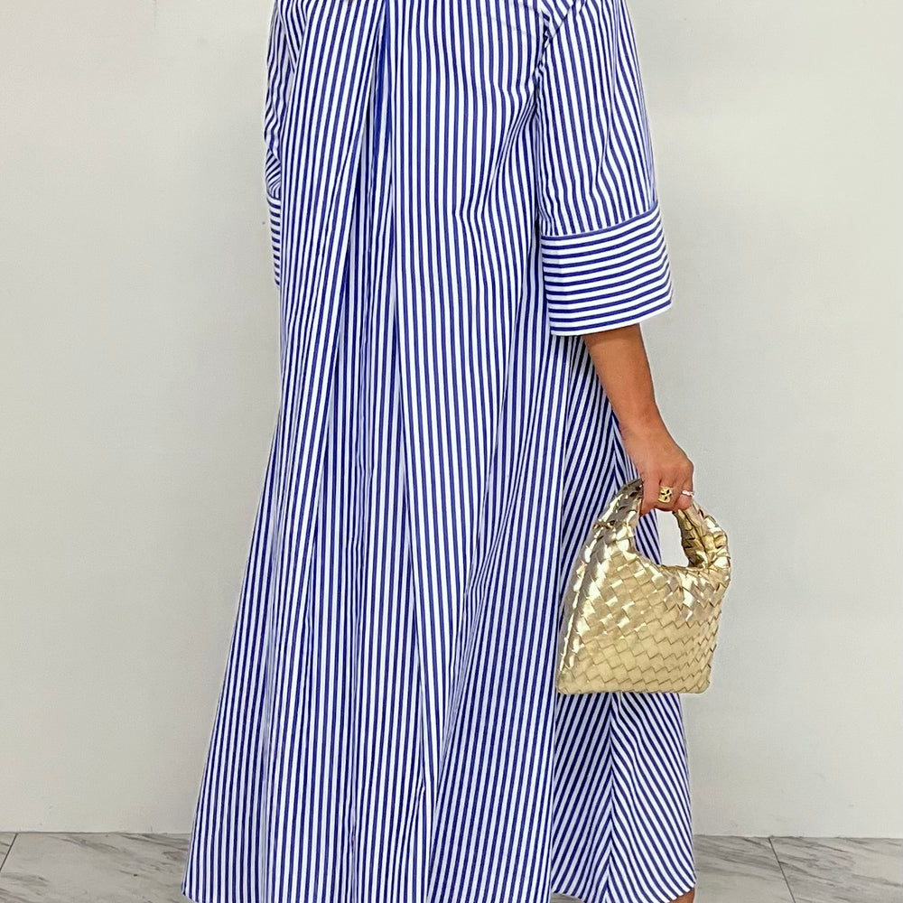 Santa Monica Shirt Dress (Blue)